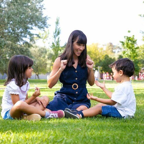 Out door Group activities for autistic children