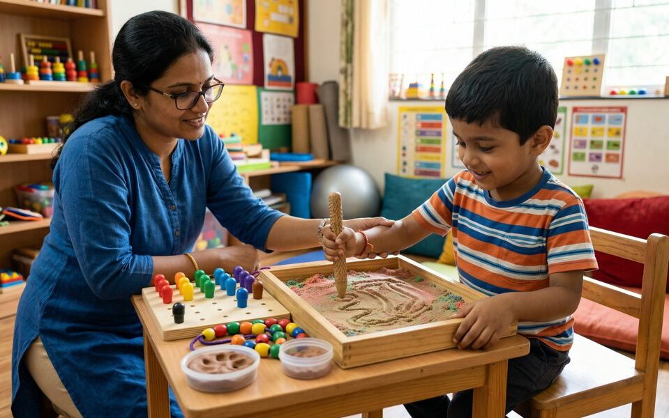 How Occupational Therapy Builds the Foundation for Prewriting Skills